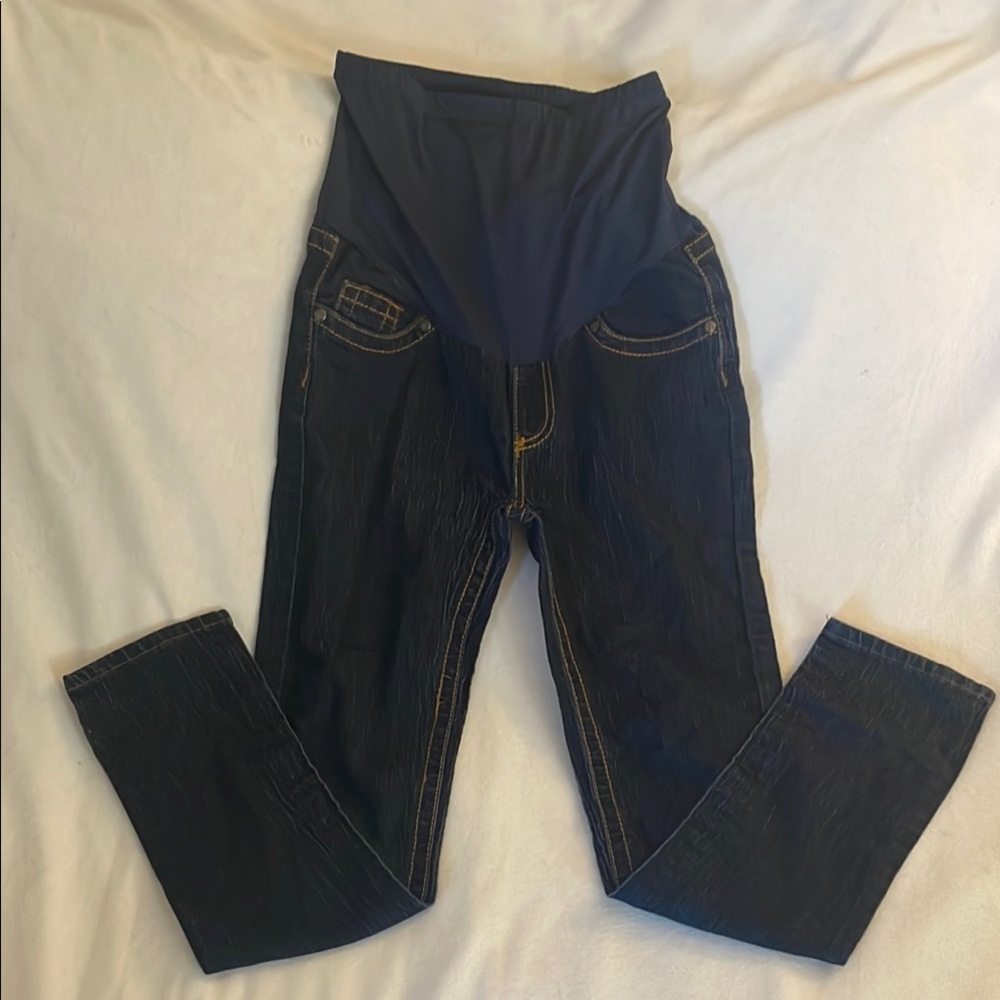 ⭐️Dark Blue Maternity Jeggings